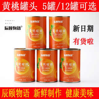 辰颐物语糖水黄桃罐头橘子蜜橘砀山新鲜水果制品礼盒装对开组合装