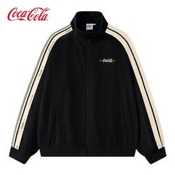 Coca-Cola 可口可乐 秋季外穿 茄克卫衣男春秋款休闲宽松立领外套