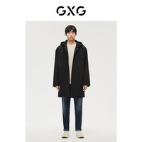 GXG奥莱 【生活系列】秋季商场同款黑色潮流休闲简约风衣