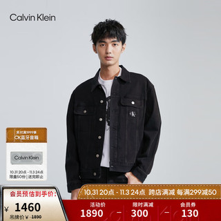 卡尔文·克莱 Calvin Klein 男士牛仔夹克 J324792 黑色 M