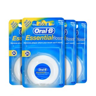 88VIP：Oral-B 欧乐-B 欧乐B牙线牙签线剔牙线经典便携单独包装超细家庭装50米×4个