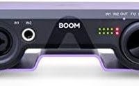 APOGEE Boom USB 音频接口，适用于音乐家、播客和流媒体 - 具有录音室麦克风前置放大器、零欧姆耳机