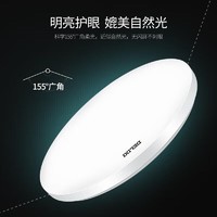 DELIXI 德力西 LED吸顶灯 客厅灯卧室书房灯走廊灯阳台灯 MX105纯白6W冷白光