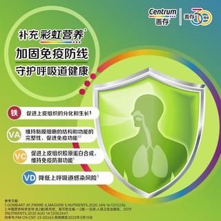 Centrum 善存 银善存多维元素片(29-Ⅱ) 100片 用于50岁以上的成年人的维生素和矿物质补充