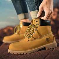 Timberland 高帮大黄靴户外防水女鞋 10361W只有 36-37码