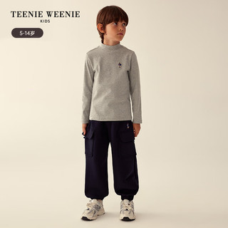 Teenie Weenie Kids小熊童装男童时尚束脚工装风卫裤 藏青色 150cm