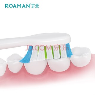 ROAMAN 罗曼 电动牙刷头SC02白色常规刷头通用型4支装