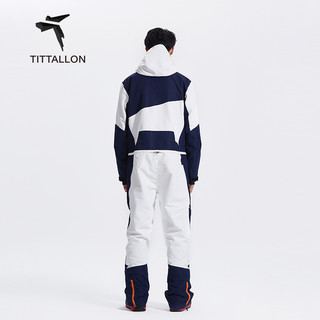 Tittallon体拓连体滑雪服 男冬季户外加厚大码防水单板雪服套装女