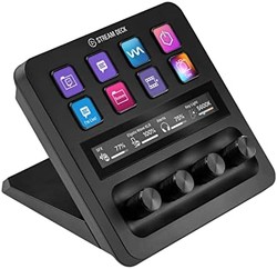 elgato Stream Deck +、音频混音器、制作控制台和工作室控制器，适用于内容创作者、流媒体、游戏，带有可定制的触控带拨盘和 LCD 按键，适用于 Mac 和 PC