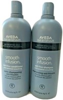 AVEDA Smooth Infusion 抗毛躁洗发水和护发素各 33.8 盎司 1L