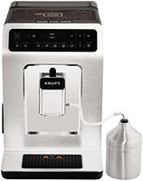 KRUPS 克鲁伯 EA891C Evidence 全自动咖啡机，OLED显示屏，Barista Quattro Force技术，可制备12种咖啡饮品/3种茶饮品，一键式卡布奇诺功能，2杯功能，金属材质