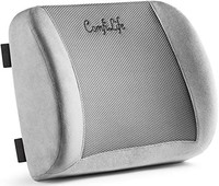 ComfiLife 腰部支撑靠背 办公椅和汽车座椅靠垫-带可调节带和透气的3D网格记忆海绵