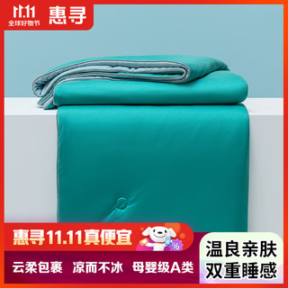 惠寻 京东自有品牌 绵绵冰空调被 夏凉被子被芯 双人200*230cm 薄荷绿