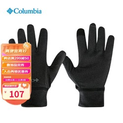 Columbia 哥伦比亚 23秋冬款哥伦比亚户外男女可触屏设计通勤骑行手套CU1478 010