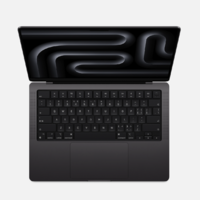 Apple 苹果 MacBook Pro M3版 14英寸 轻薄本 深空黑色（M3 Pro 11+14核、核芯显卡、18GB、1TB SSD、Mini-LED、120Hz、Z1AU0008D）