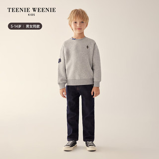 Teenie Weenie Kids小熊童装男女童简约圆领套头卫衣 粉色 140cm