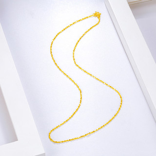 周六福（ZLF）黄金项链锁骨链黄金满天星项链 计价 42cm - 4.6g 足金