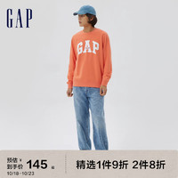 Gap 盖璞 男女装美式复古LOGO法式圈织软卫衣877448秋季运动上衣