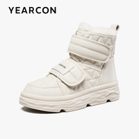 意尔康雪地靴冬季女款厚底加绒加厚东北棉鞋2023防水防滑鞋子