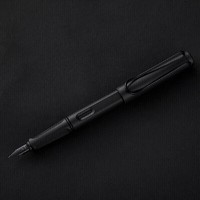LAMY 凌美 钢笔safari狩猎系列磨砂黑单只装德国进口 F0.7mm送礼礼物 黑色 1