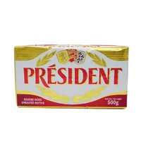 88VIP：PRÉSIDENT 总统 黄油块 淡味500g