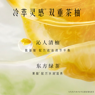 Hair Recipe 发之食谱 髮の食谱发之食谱冷萃茶柚控油水润蓬松保湿洗发水套装洗530ml+280ml+50*2