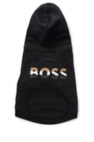 HUGO BOSS 经典条纹徽标装饰宠物狗连帽衫