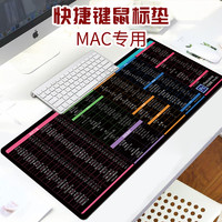 Silicon Power 广颖电通 苹果电脑鼠标垫超大号快捷键大全办公桌垫MAC系统桌面键盘垫定制