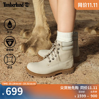 Timberland 双11抢先购-女鞋6寸靴户外休闲防水偏大A2G5E A2G5EW/浅灰褐色 38.5 鞋内长：24.5CM