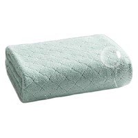 PLUS会员：KUB 可优比 婴儿浴巾超柔盖毯洗澡儿童毛巾被毛巾被-琉璃绿