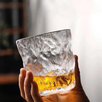 柏蝶莱 日式玻璃杯  透明品茗杯1个