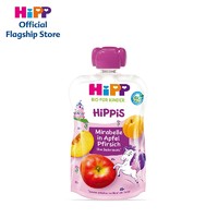 HiPP 喜宝 果泥婴儿宝宝水果泥蔬菜泥 儿童吸吸乐 西梅苹果桃子100g