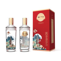 泸州老窖 52度浓香型白酒 老窖赏品 500mL*2瓶（送礼袋）