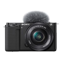 免息无压力：SONY 索尼 ZV-E10 APS-C画幅 微单相机 黑色 E PZ 16-50mm F3.5 OSS 变焦镜头 单头套机