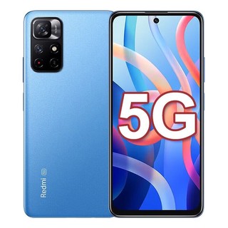 MI 小米 Redmi 红米 Note11 5G 游戏智能5G手机 新品 8G+256G 微光晴蓝 官方标配