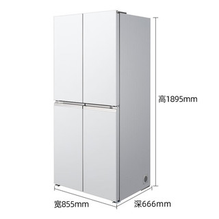 SIEMENS 西门子 十字对开门超薄冰箱嵌入式超大容量550升 铂金除菌净味