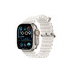  限地区：Apple 苹果 限区域：Watch Ultra2 智能手表 GPS+蜂窝版 49mm 钛金属 白色 海洋表带　