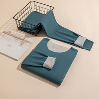 柒牌保暖套装男士保暖内衣抑菌上衣裤子打底羊毛蚕丝秋衣秋裤套装