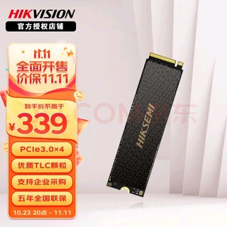 海康威视 HS-SSD-E2000Lite NVMe M.2固态硬盘  1TB