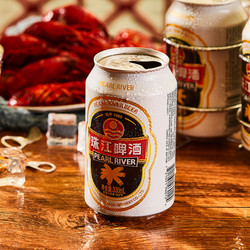PEARL RIVER 珠江啤酒 12°P经典珠江黄啤 330ml*6罐