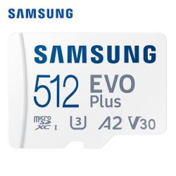 samsung三星tf内存卡存储卡512gbtf卡evoplus读130mbs