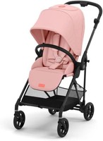 cybex MELIO CARBON 超轻型婴儿车（2022 年更新型号）芙蓉红色