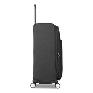 Samsonite 新秀丽 商务行李箱 智能充电拉杆箱USB接口登机箱TR7 黑色 20英寸(有USB转换口)