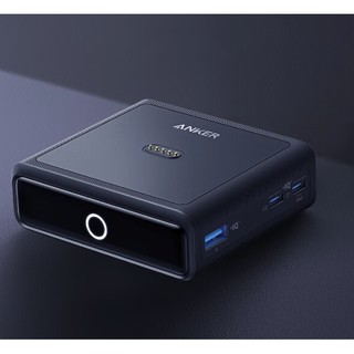 Anker 安克 Prime系列移动电源氮化镓充电磁吸基座100W充电器 USB-C*2+USB-A*1三口输出