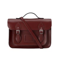 Cambridge Satchel The Cambridge Satchel Company双11买一送一13寸Batch斜挎手提包 英伦风单肩斜挎手提包女包轻奢 剑桥红纯色