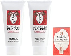 美人糠 纯米洗面奶 135克×2包+赠品