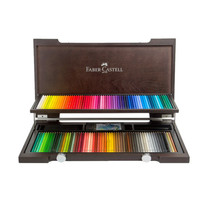 绘境 德国辉柏嘉Faber-Castell艺术家水溶性彩色铅笔水溶彩铅木盒120色