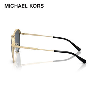 MICHAEL KORS/MK【冬】女墨镜时尚复古方形太阳镜眼镜0MK1138 深灰色镜片/浅金色镜腿101487 58