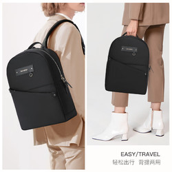 Samsonite 新秀丽 双肩包电脑包14英寸背包女书包商务旅行包MacBook笔记本包BY9黑色