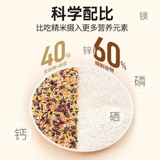 燕之坊 多谷物米饭杂粮粗粮糙米饭免浸泡轻食代餐主食黑米大米2.5kg